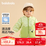 巴拉巴拉童装宝宝轻薄羽绒服婴儿外套儿童冬装造型可爱萌男童女童 绿色调00444 110 cm