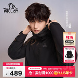 伯希和（Pelliot）【山野经典2.0】冲锋衣三合一秋冬男女户外保暖外套11340105黑2X