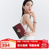 金利来女包单肩包女链条斜挎包印花小方包 生日礼物送礼