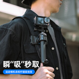 SUREWO适用dji大疆gopro影石运动相机磁吸自拍杆挂架action6/5背包快挂夹acepro2延长杆登山徒步收纳配件
