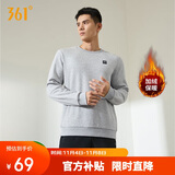 361°卫衣男装秋冬季长袖运动服休闲圆领宽松加绒上衣服652344801D-7