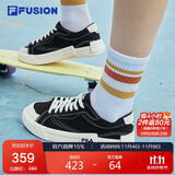 FILA FUSION斐乐潮牌POP帆布鞋女鞋2025年运动鞋休闲板鞋
