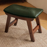 家逸实木小凳子创意矮凳换鞋凳布艺沙发凳客厅小板凳办公室脚踏