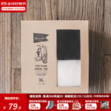 马登工装重磅t恤男夏透气纯棉短袖男款美式复古高街白色半袖打底衫 黑+米白 /2件【情侣t恤夏季短袖】 M (170)