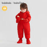 巴拉巴拉balaOne婴儿连体衣宝宝羽绒服冬装外出抱衣爬服208425120206