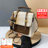 BLACKKISS包多功能小背包2025包包女英伦学院风剑桥双肩包可斜挎包旅行小包 米白色（高颜值+高品质） 带挂件