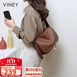 viney牛皮包包女包品牌斜挎包轻奢腋下单肩包生日礼物高级感送女友老婆