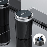 迪加伦车载烟灰缸高级感防飞灰汽车收灰杠防掉烟灰车载自动开盖车用神器