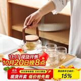 川岛屋日式竹茶盘家用托盘沥水小型简约客厅功夫茶具茶台茶托茶海 中号长方茶盘32*19*4cm