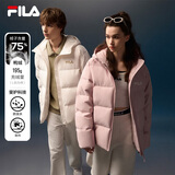 FILA斐乐官方RGB羽绒情侣款羽绒服冬男女宽松连帽防寒保暖外套