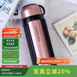 乐扣乐扣（LOCK&LOCK）保温壶304不锈钢保温保冷水壶户外露营旅行壶1.5L金色
