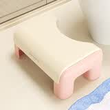 好尔马桶凳子垫脚踩脚凳厕所浴室脚踏加厚儿童孕妇坐便凳垫脚蹲甜心粉