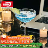 青苹果马天尼鸡尾酒杯 女士酒杯KTV酒吧莫吉托香槟酒杯红酒杯250ml两只