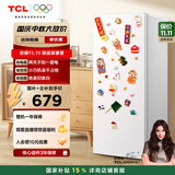 TCL 118升单门双温家用白色小冰箱节能低噪租房小型电冰箱小户型超薄迷你国家补贴R118L3-A