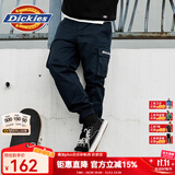 dickies休闲裤 男女同款新复古回潮印花多口袋束口工装裤百搭8 深海军蓝 30