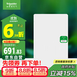 施耐德电气 配电箱 空开强电箱 家用 白色面盖 三排48回路 天朗系列TLA48B