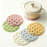 简美家隔热垫餐桌垫耐高温杯垫防烫垫杯垫碗垫锅垫加厚防水防油垫4片