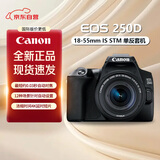 佳能（Canon）250D IS STM 佳能单反相机 迷你单反 自拍神器 250D+18-55 IS STM 套机（200D二代200DII海外版）