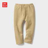 优衣库婴幼儿宝宝摇粒绒紧身裤/打底裤可外穿裤子25新款478879 32 深米色 90