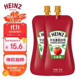 亨氏(Heinz) 番茄酱 袋装番茄沙司 意大利面薯条酱 320g*2袋