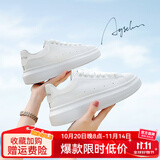 奥古狮登小白鞋女2025新款百搭休闲白色板鞋子女军训运动鞋女舒适轻便女鞋 10216全白【四季款】 35