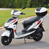 坤豪125踏板摩托车踏板车燃油助力车国四电喷可上牌省油摩外卖车街车 机械版(USB接口/尾箱/礼包)不能上牌/运费到付