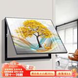 瑞尚（RUISHANG） 电表箱装饰画现代简约配电箱挂画客厅遮挡箱画电源箱开关盒液压 发财树 60*40可覆盖（横50竖30）晶瓷面