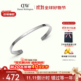 丹尼尔惠灵顿（DanielWellington）dw手镯女 经典银色小号开口手镯生日礼物送女友