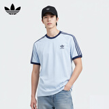 阿迪达斯 （adidas）三叶草 男女款 3-STRIPES TEE短袖JN7018 L