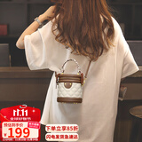 YUYULA包包女包牛皮水桶包品牌斜挎迷你手机包生日礼物高级感送女友老婆