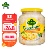 冠利（KUHNE）德国进口 酸菜酸椰菜350g甘蓝泡菜酱菜 德式西餐香肠烤肉配菜0脂