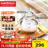 金灶（KAMJOVE）自动上水电热水壶 全智能玻璃煮水壶 底部上水茶台烧水壶保温一体 香槟金 1个