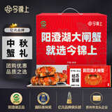 【礼券】今锦上 阳澄湖大闸蟹礼券2288型 公4.5两母3.5两4对8只螃蟹卡礼盒礼品卡