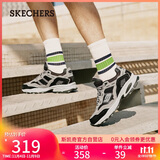斯凯奇（Skechers）男鞋秋季厚底老爹鞋休闲熊猫鞋软底运动鞋237067