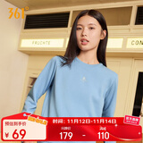361°卫衣女秋冬季外套运动休闲套头衫宽松圆领长袖上衣662334801D-8