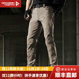 龙牙战凌轻量战术裤加强版男士户外春夏通勤舒适休闲弹力工装裤 卡其 41 175/102C高178重190-210斤
