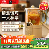 World Kitchen美国康宁养生壶多功能家用小型办公室全自动全玻璃恒温壶0.5L迷你养生杯煮茶器煮茶壶（标准款）