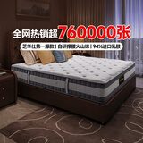 芝华仕5星床垫独立袋装弹簧静音家用乳胶席梦思软硬护脊厚垫明星垫D026 经典版-老款23cm厚-1.5*2M 优先发货（详询客服）