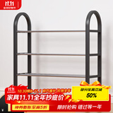 安尔雅 鞋架门口多层简易鞋柜客厅宿舍出租房收纳架子加粗  四层50cm