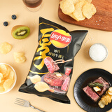 乐事（Lay's）神户厚切牛排口味薯片100g台湾产 休闲零食膨化食品追剧小零食