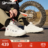 斐乐（FILA）FUSION 斐乐潮牌篮球鞋女鞋低帮篮球文化鞋复古休闲鞋老爹鞋 燕麦色-T12W941206AOM 36.5
