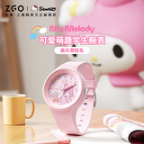 正港（ZGO）三丽鸥儿童手表女5-15岁初中学生防水可爱石英电子表女孩生日礼物