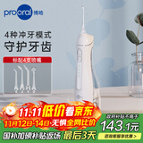 博皓（prooral）立式手持冲牙器 F27Pro大水箱版 水牙线 洗牙器洁牙器白色 牙齿冲洗器【生日节日礼物】