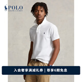 Polo Ralph Lauren 拉夫劳伦 男装 经典款修身网格短袖网球衫RL12673 100-白色 S