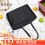 POLO单肩包女大容量14/15.6英寸笔记本电脑包托特包生日礼物送女友