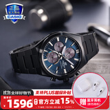 卡西欧（CASIO）商务休闲皮带钢带手表男日韩腕表防水石英男士手表送男友新年礼物 EFS-S630DC-2A人造蓝宝石镜面