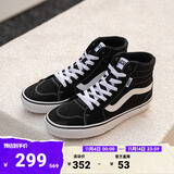 VANS范斯官方 Filmore Hi黑色高街风男鞋板鞋运动鞋 黑色 39