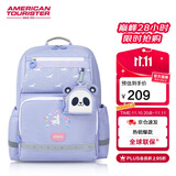 美旅箱包女孩放心书包1-6年级小学生双肩包儿童抗菌减负背包大容量NG3