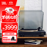 JBL音乐圆舞曲 SPINNER BT 黑胶唱片机 无线蓝牙 专业发烧友留声机唱盘机 CD级唱机黑金 高端礼物