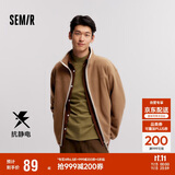 森马（Semir）夹克男冬抗静电外套摇粒绒情侣上衣109724108203